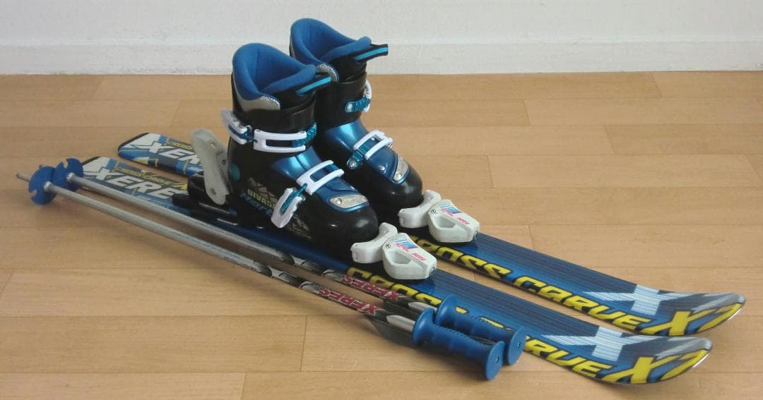 ■■送料無料■XERES＋Hart■子供用スキーセット■100/20■WAX■■