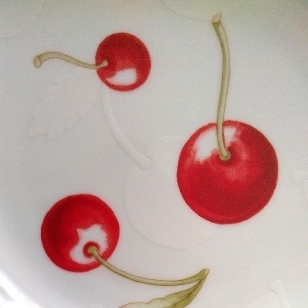 リチャードジノリ アンティコチェリー 皿 プレート 14cm 4枚 さくらんぼ