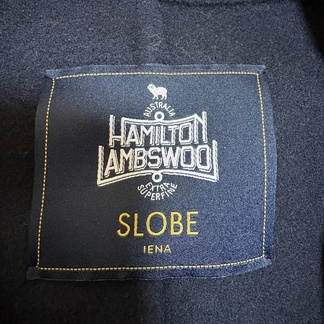 スローブ イエナ HAMILTON ダブルフェイスウールロングコート