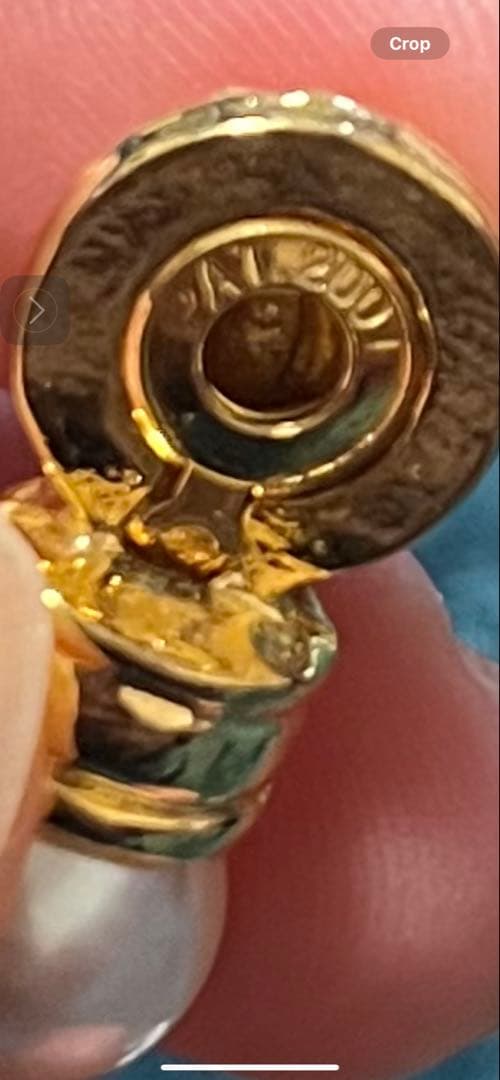 e*o様 パールとクリスタル装飾ネックレス