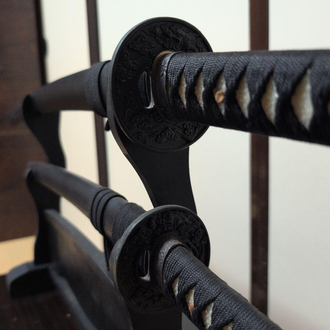 模造刀　 大太刀　小太刀　黒色柄