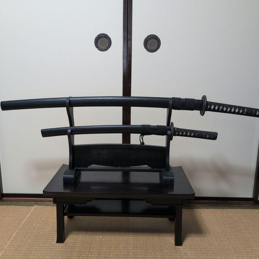 模造刀　 大太刀　小太刀　黒色柄