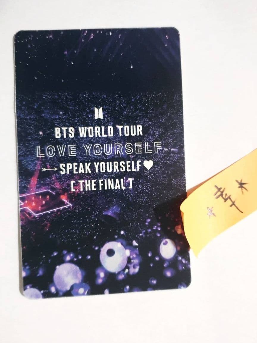 BTS  防弾少年団  テテ　テヒョン  　Final 会場限定 ランダムトレカ