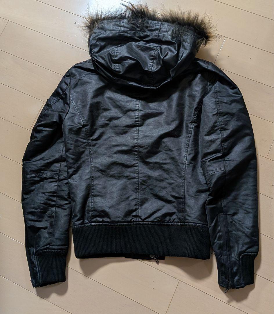 【ココ】SHELLAC N-2BJACKET ラクーンファー 裏ボア