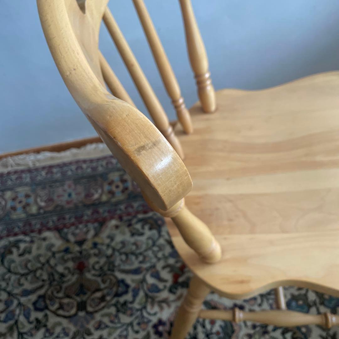 柏木工　ダイニングチェア　ウィンザーチェア　1脚　②