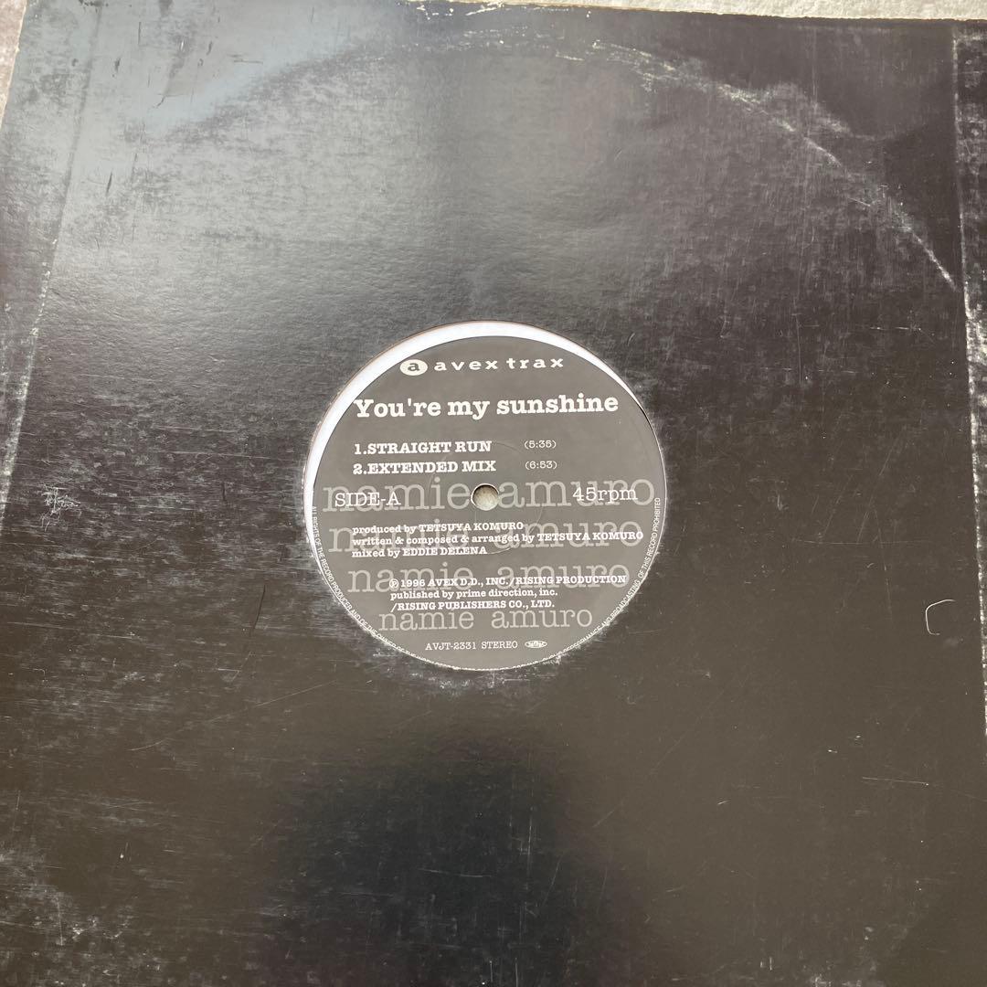 namie amuro You're my sunshine レコード
