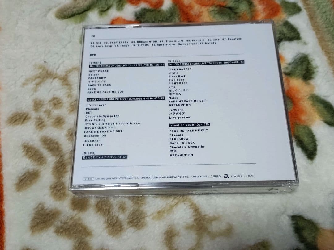 Da‐iCE SiX スペシャルボックス盤