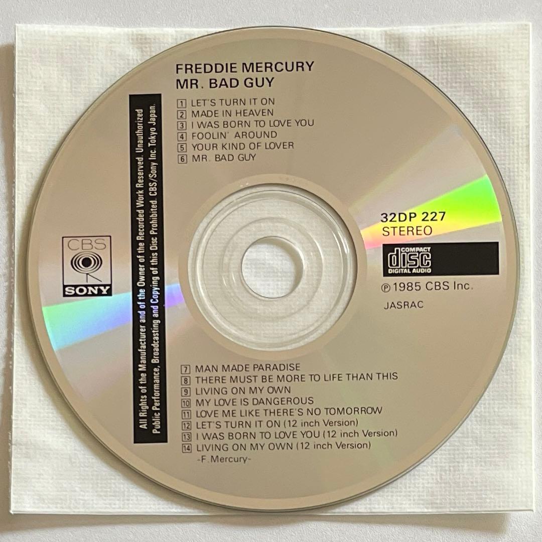 フレディ・マーキュリー / MR. バッド・ガイ 国内盤CD・税表記なし箱帯付き