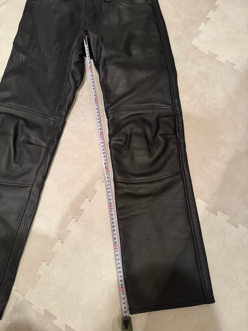 KADOYA カドヤ レザーパンツ 革パン パンチング ブラック Mサイズ