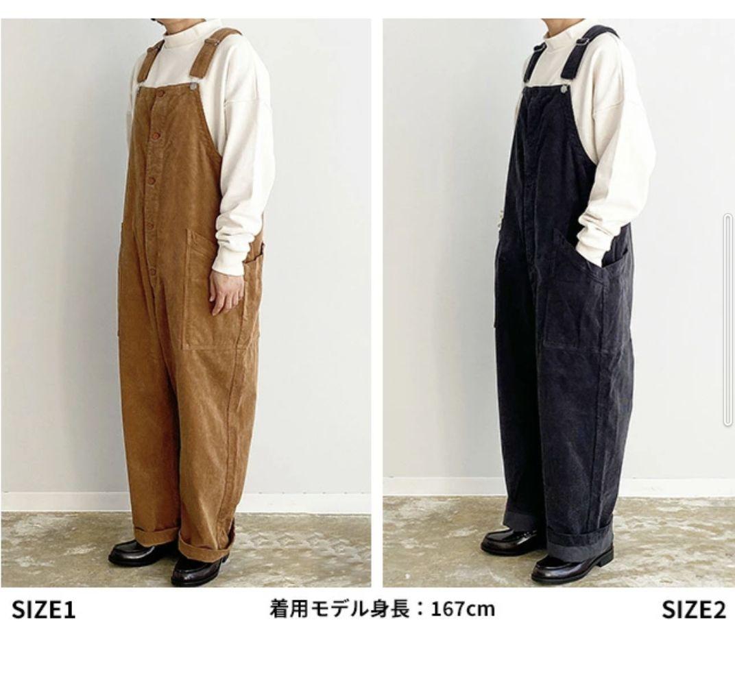 HARVESTY 　ハーベスティ コーデュロイ オーバーオール 　美品