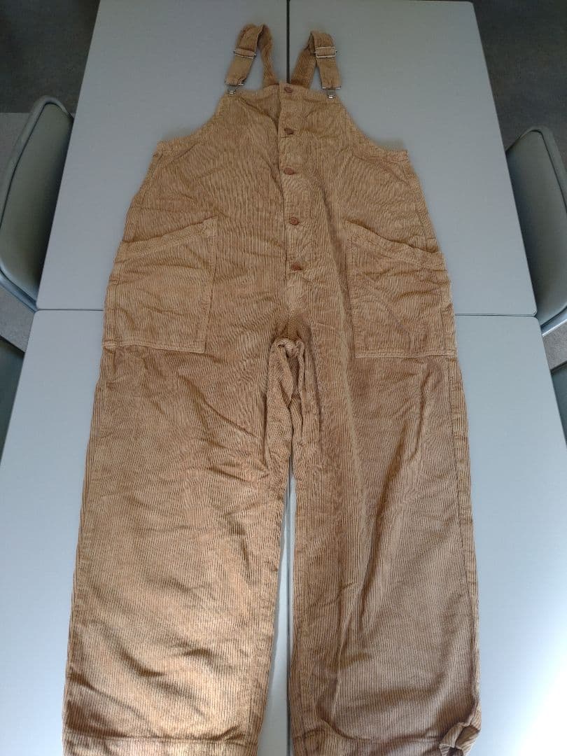 HARVESTY 　ハーベスティ コーデュロイ オーバーオール 　美品