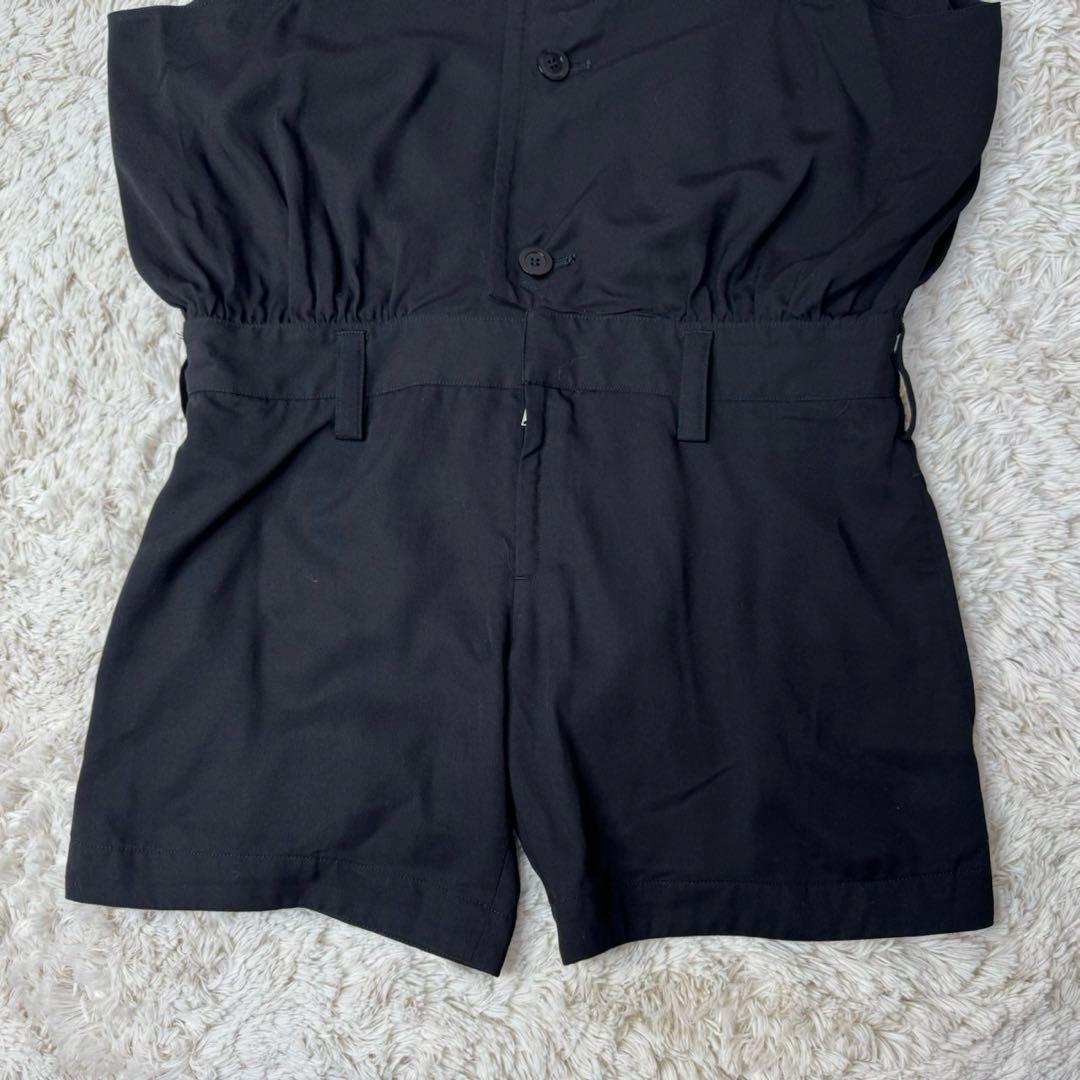 LIMI feu リミフゥ サロペット オールインワン ヨウジヤマモト 変形 黒