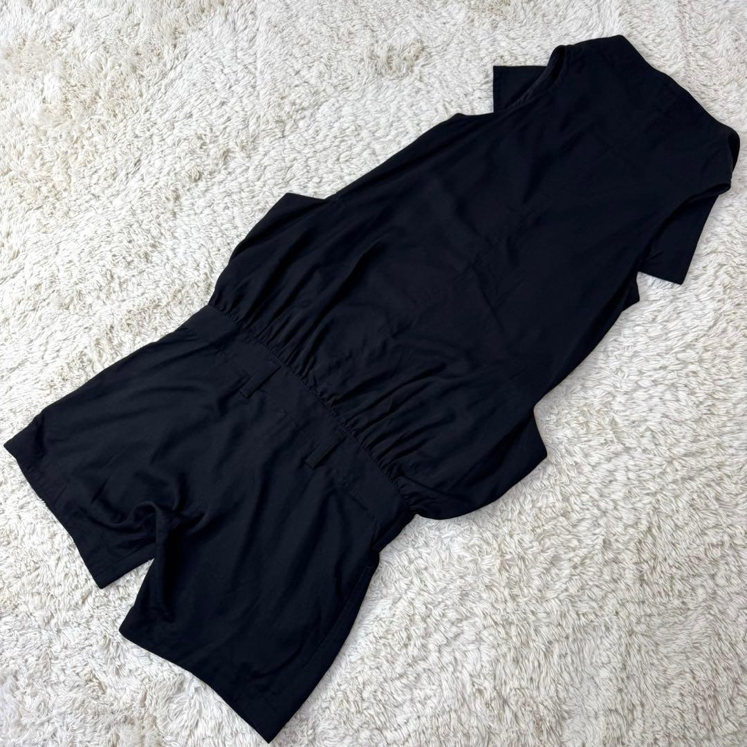 LIMI feu リミフゥ サロペット オールインワン ヨウジヤマモト 変形 黒