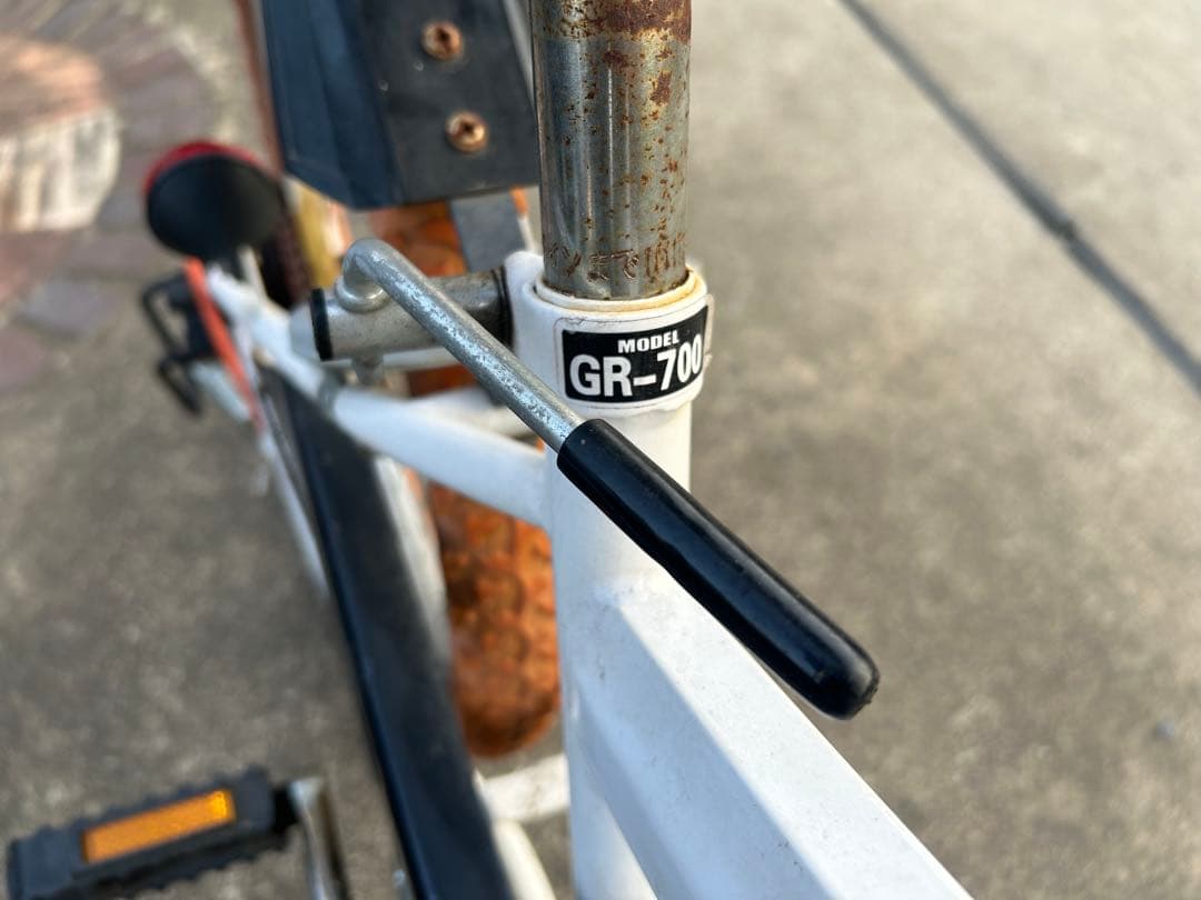 GRAPHIS 折りたたみ自転車 オレンジタイヤ付き