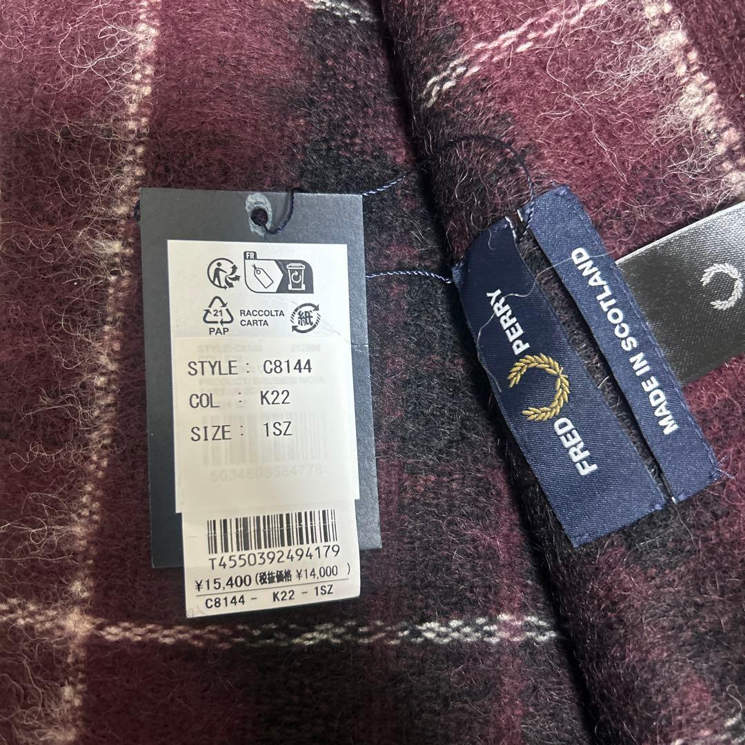 Fred perry マフラー　フレッドペリー　スカーフ