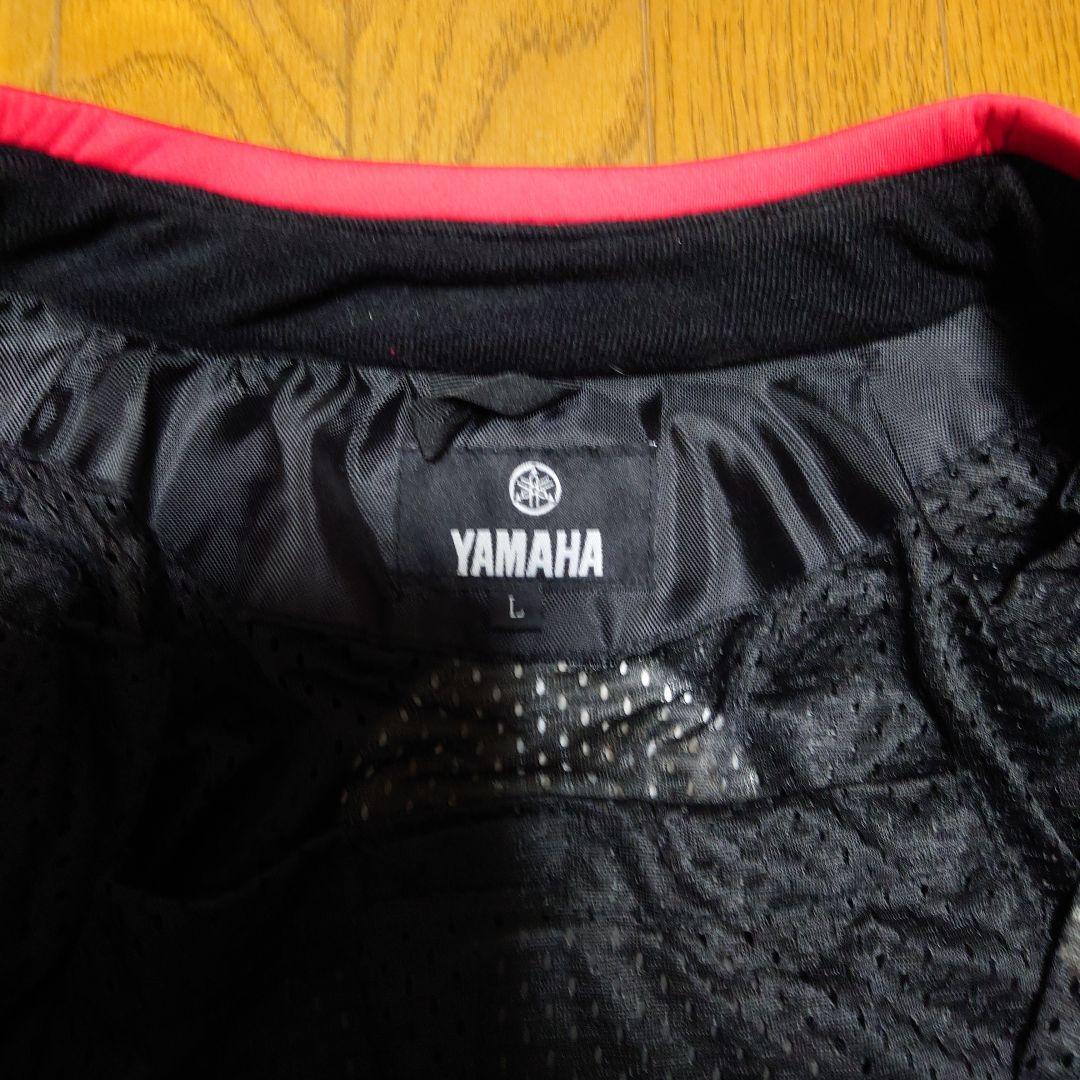 YAMAHA ライディングジャケット L ブラック/レッドメッシュタイプ