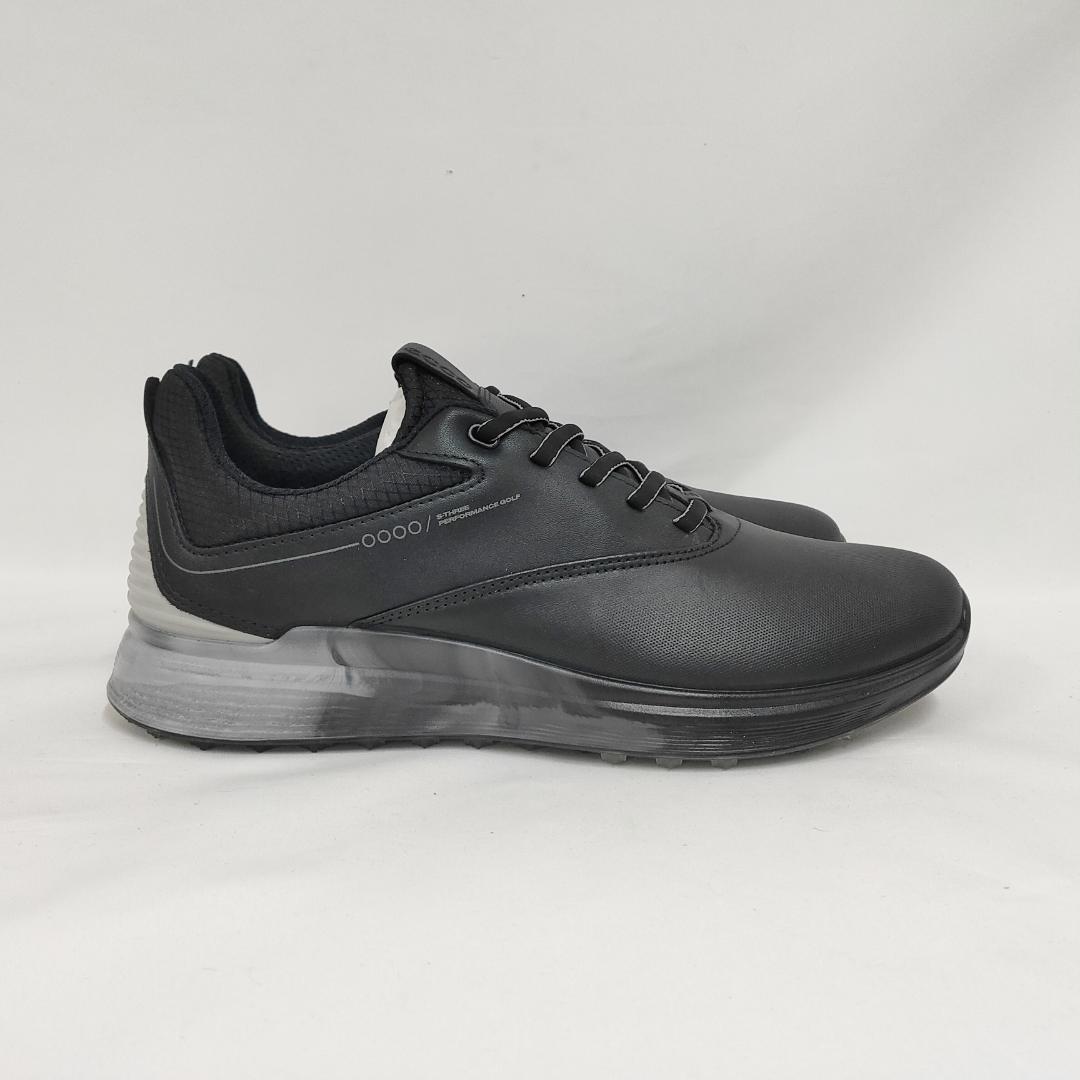 ○★新品未使用 エコー エススリー ゴアテックスゴルフシューズ ブラック25cm