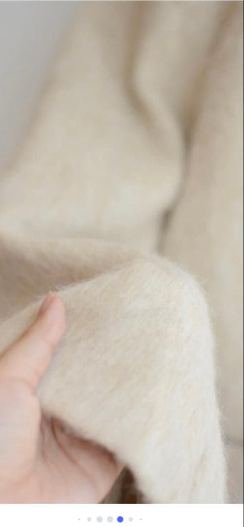 本日限定最終値下！ベースメントオンライン　モヘアシャギージャケットコート