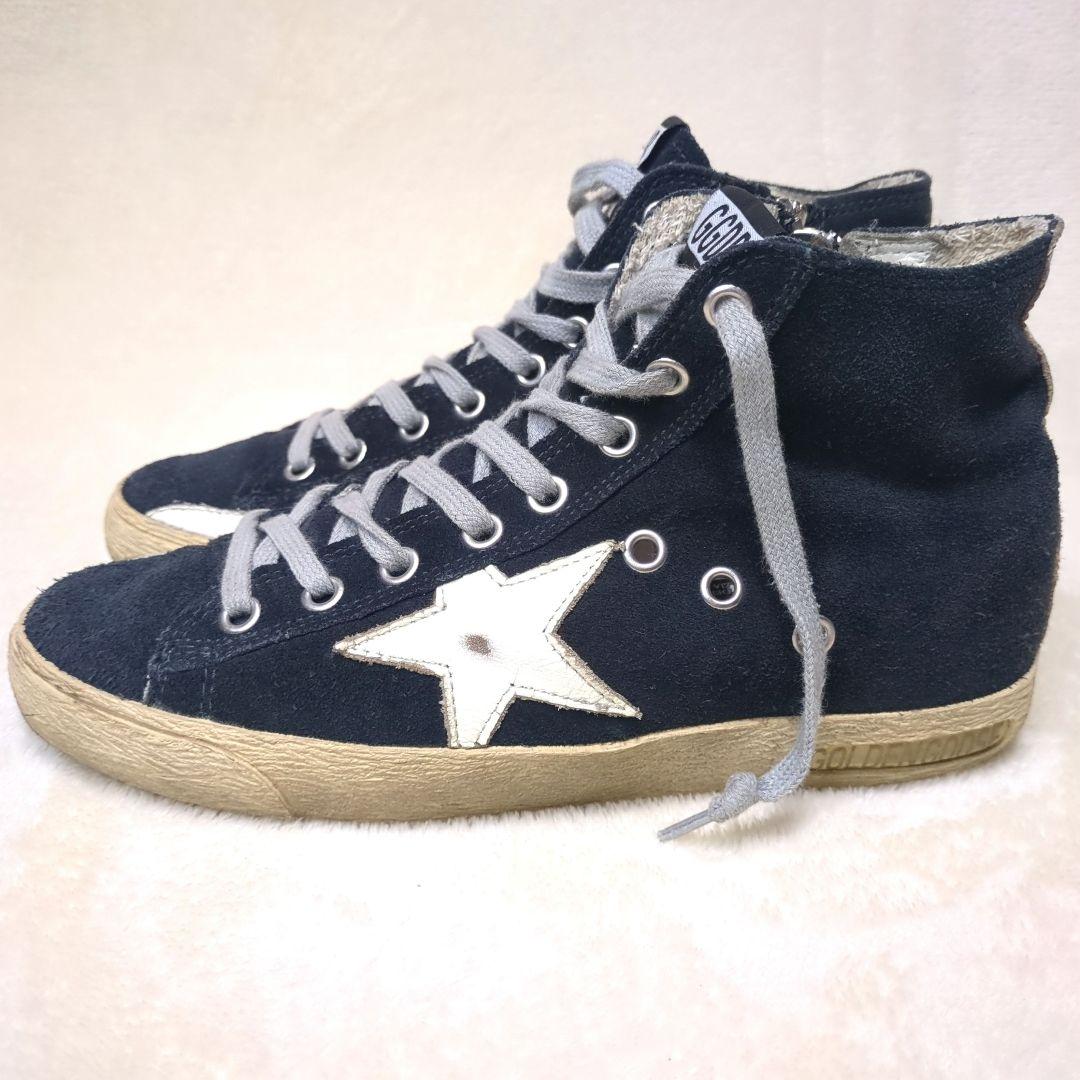 ゴールデングース✨️ FRANCY　ハイカットスニーカー　スエードレザー　35