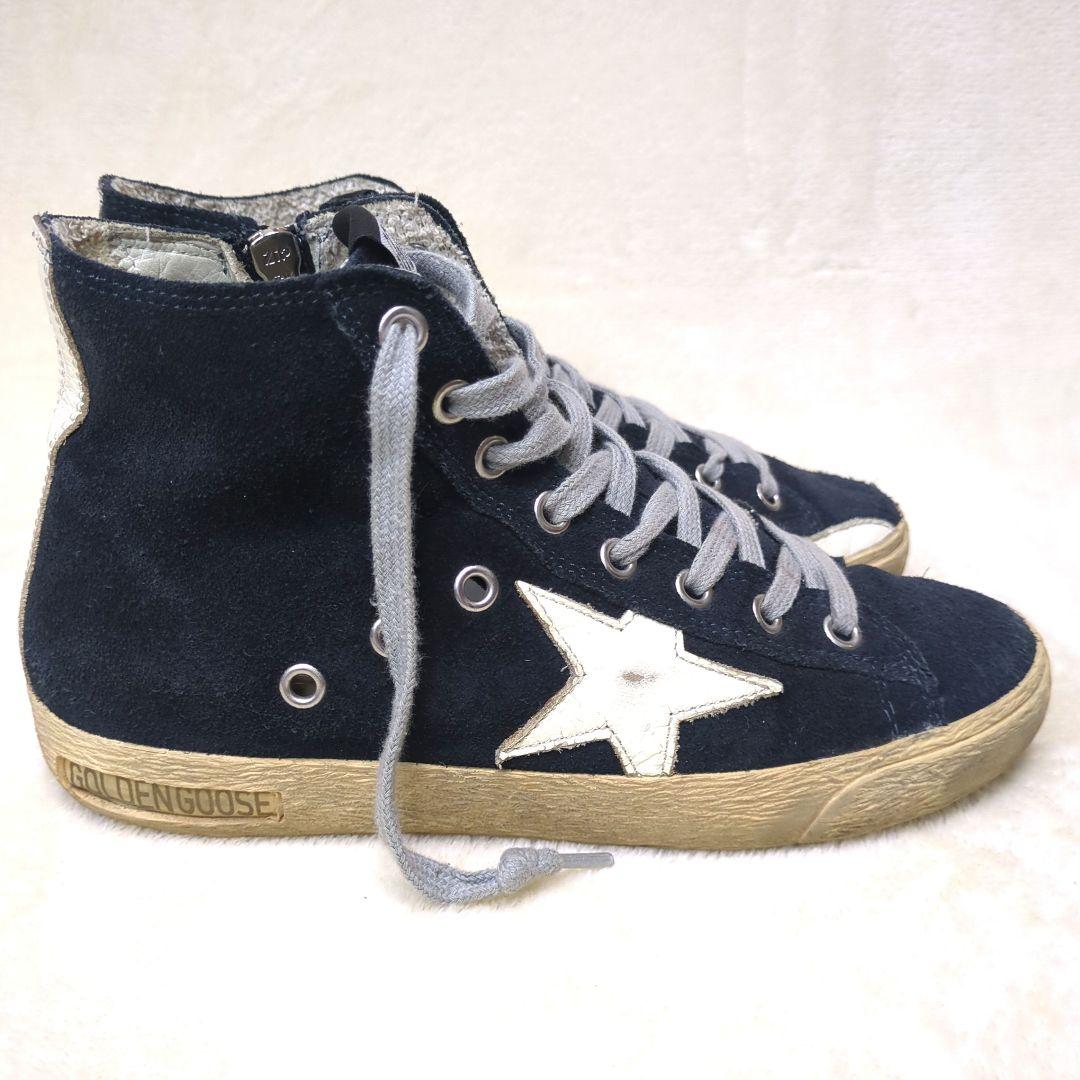 ゴールデングース✨️ FRANCY　ハイカットスニーカー　スエードレザー　35