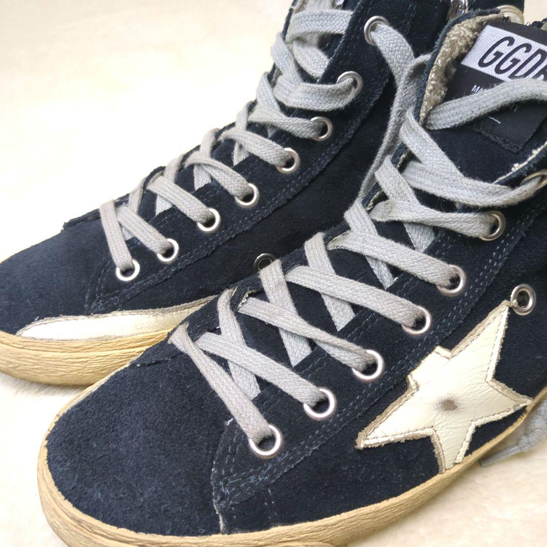 ゴールデングース✨️ FRANCY　ハイカットスニーカー　スエードレザー　35