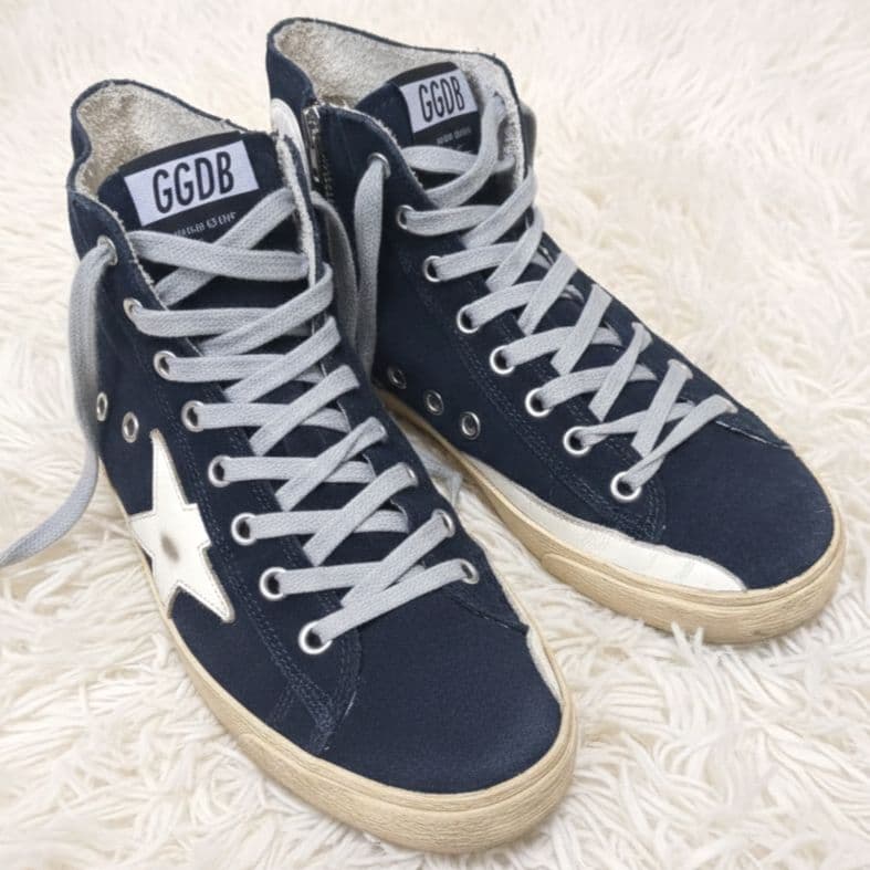 ゴールデングース✨️ FRANCY　ハイカットスニーカー　スエードレザー　35