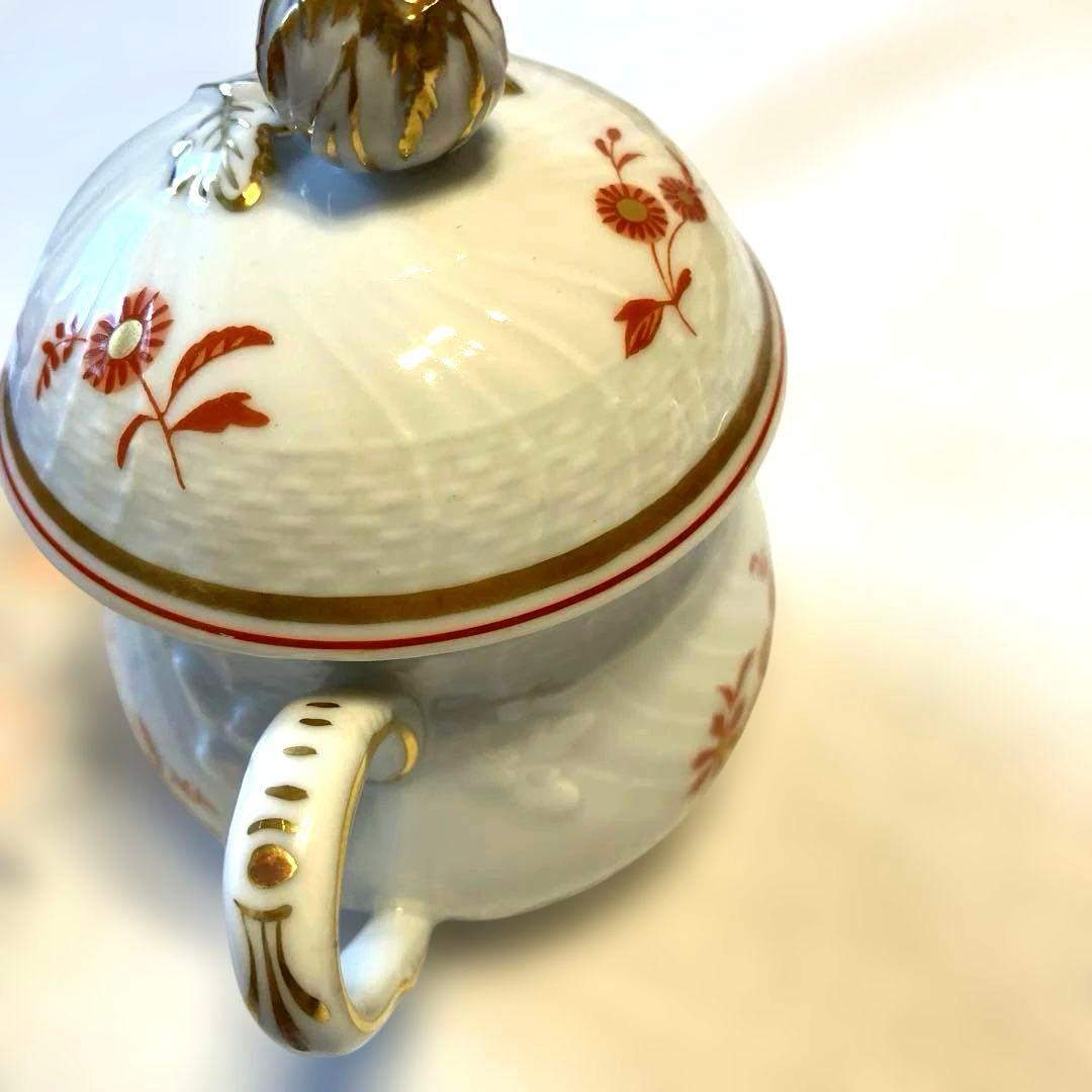 リチャード ジノリ レッドコック 小皿 5枚 ミルクポット