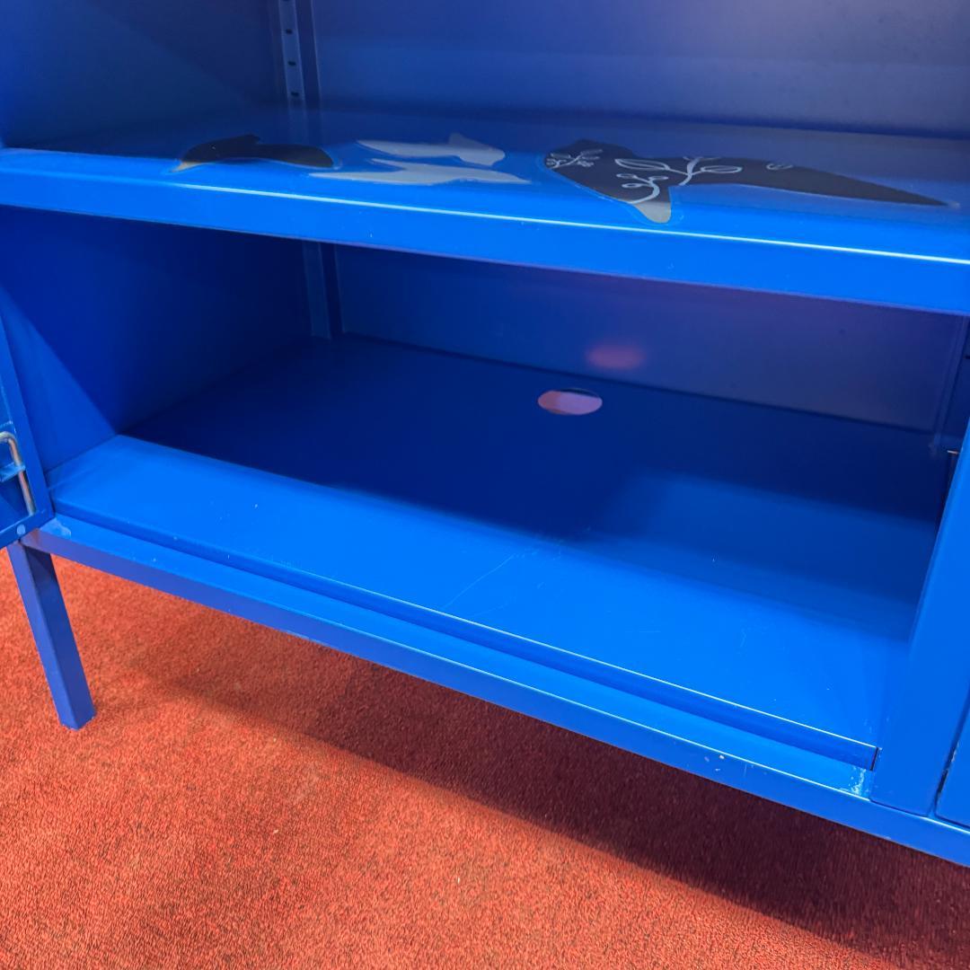 東京23区送料無料　IKEA イケア PS キャビネット ブルー 青 廃盤