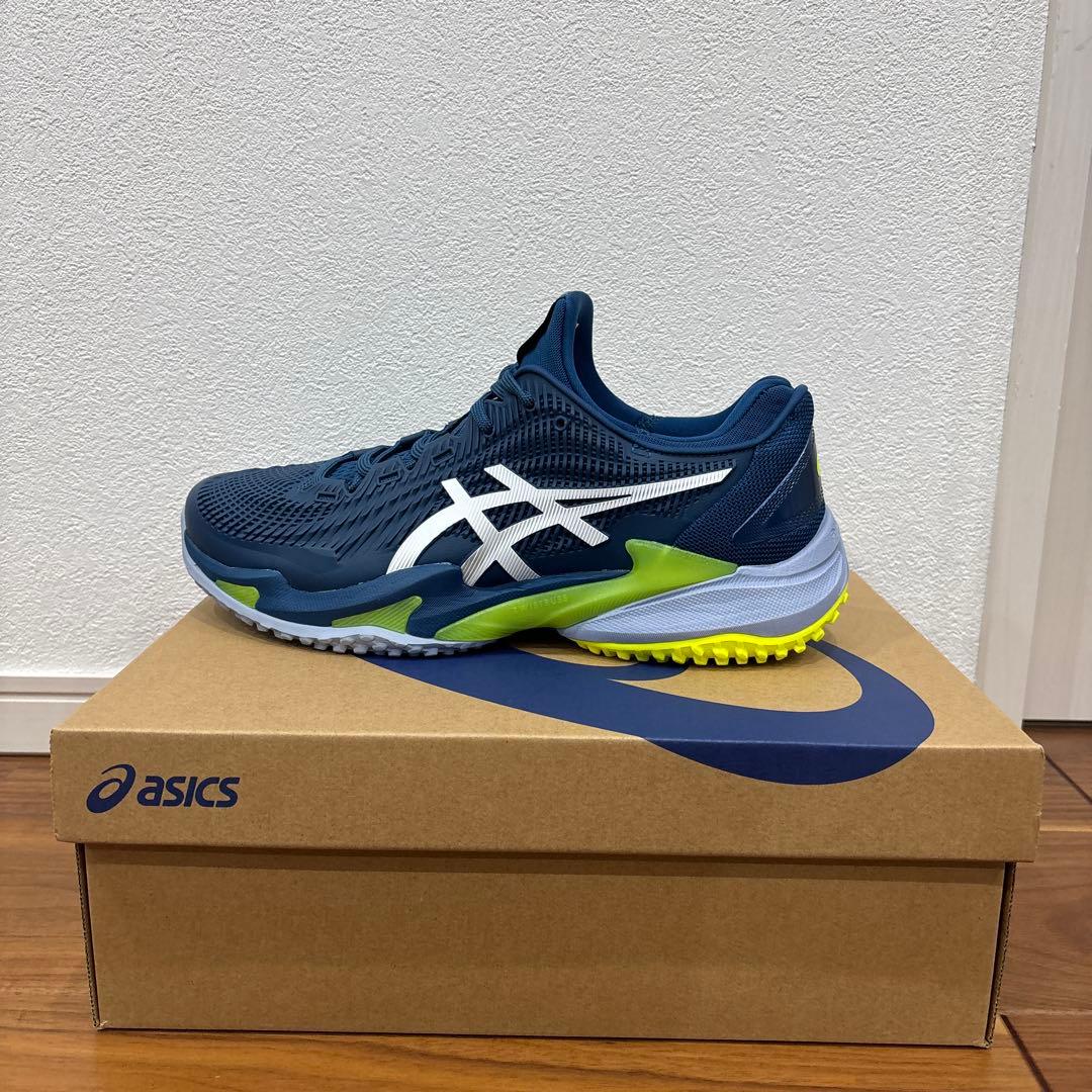 asics テニスシューズ　COURT FF 3 OCネイビー/ホワイト/ライム