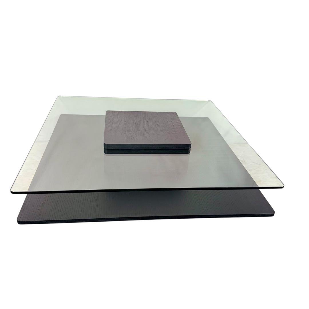 HR876 armonia ガラス天板　　センターローテーブル