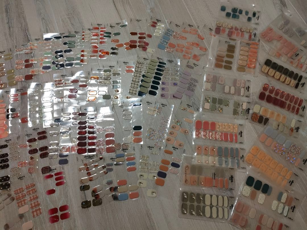 ohora ネイルシール セット ジェルライト（ランプ）・収納ケース付き