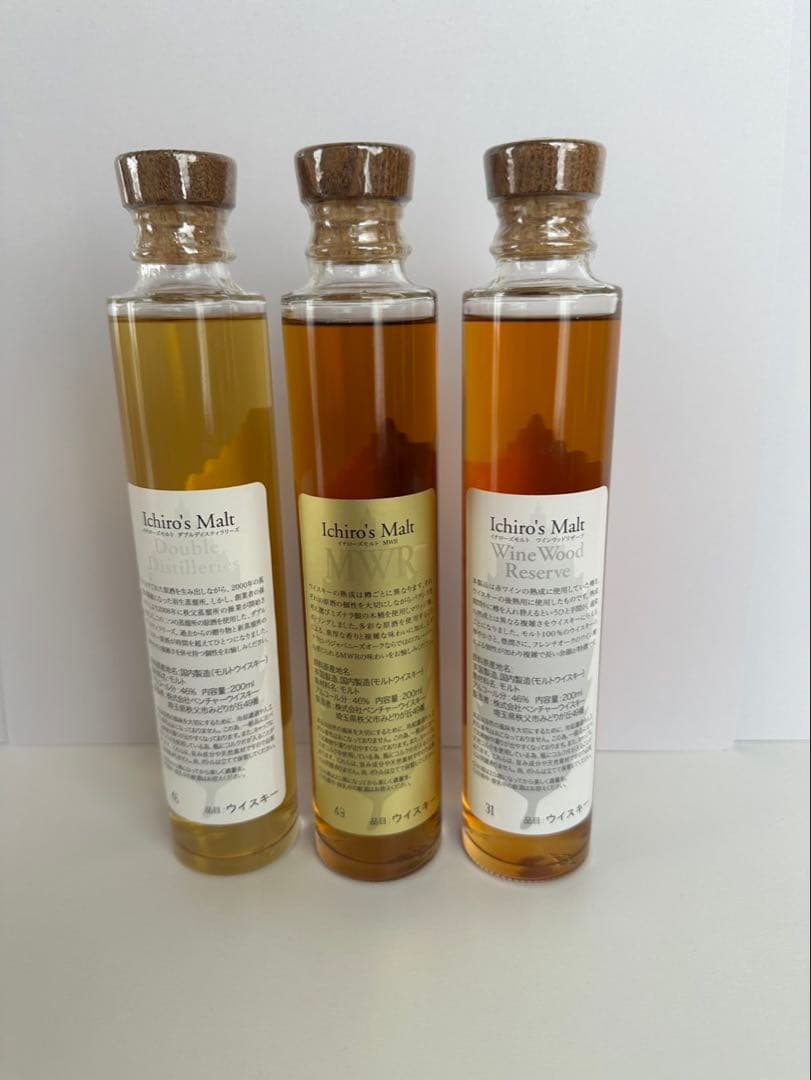 イチローズモルト 3本セット DD WWR MWR