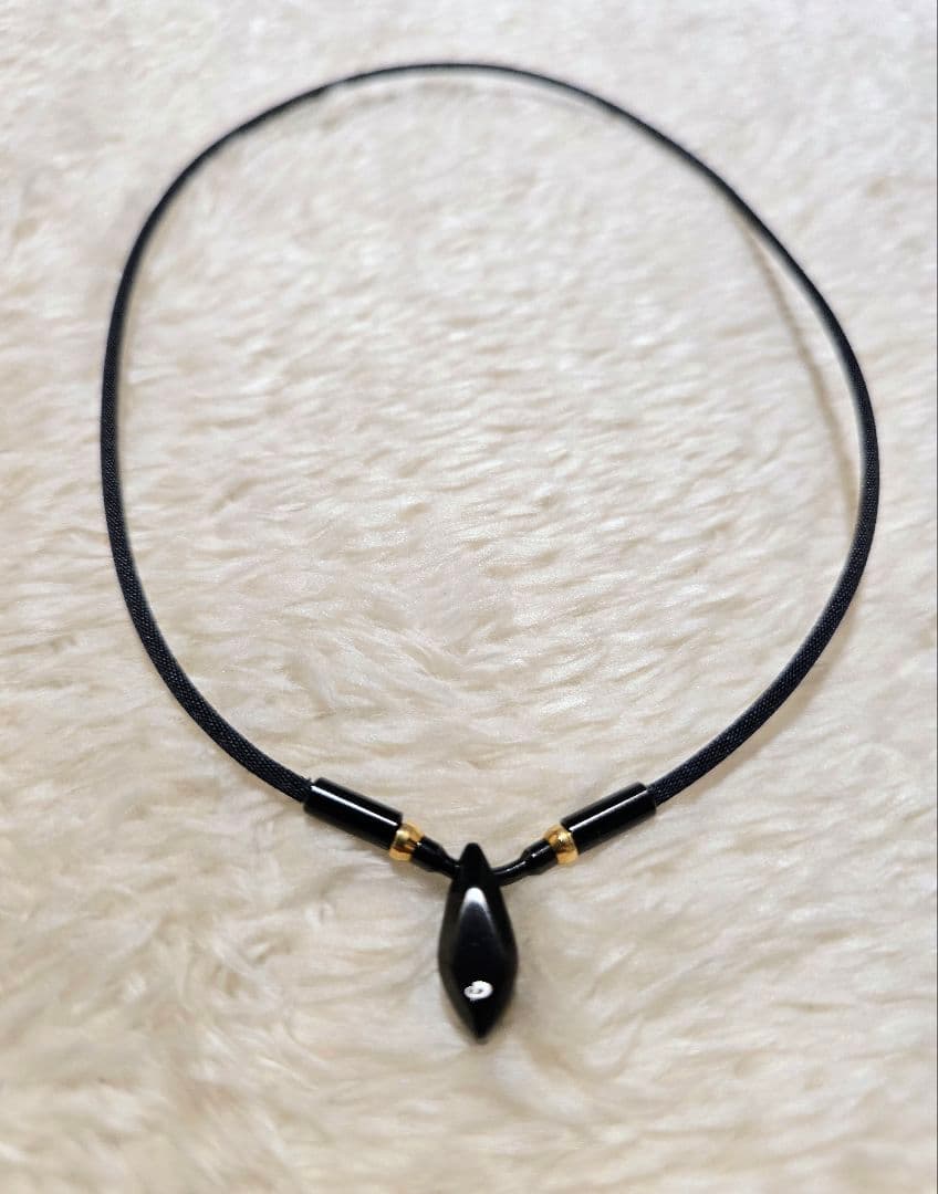 y*r様 ファイテン メタックス ティアドロップ ブラック 40cm 【美品】