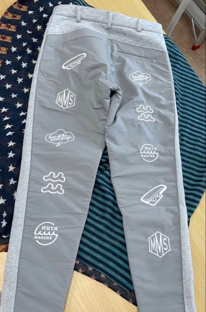 muta marine セットアップ　ボンディンググレー　ベストM パンツS