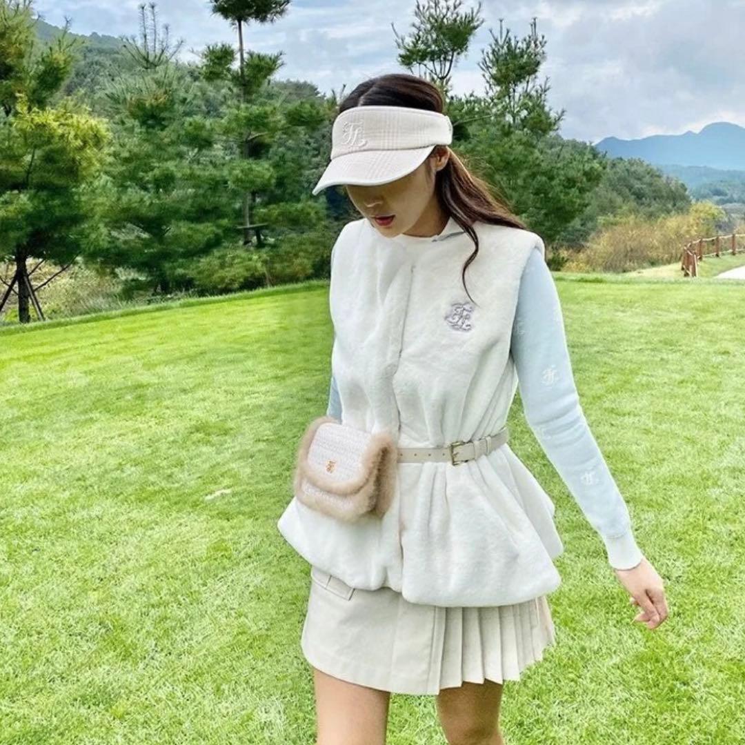 【♡】fairliar厚手ふわふわアウター　ベスト　ジャケット　モコモコ　ファー