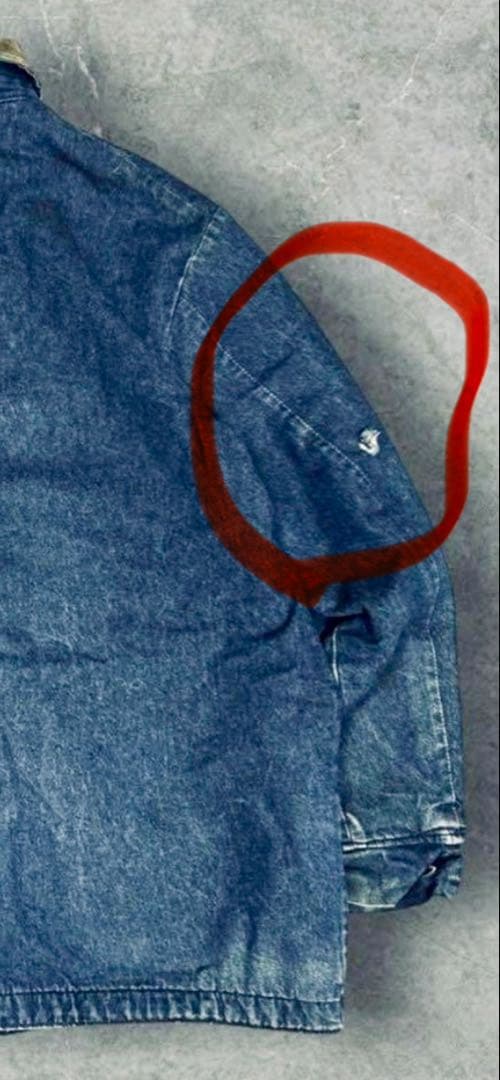 5] 80s USA製BIGBENデニム カバーオール ジャケット古着 襟コーデ