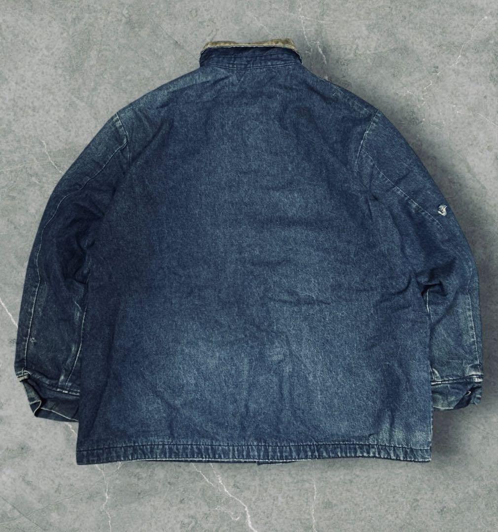 5] 80s USA製BIGBENデニム カバーオール ジャケット古着 襟コーデ