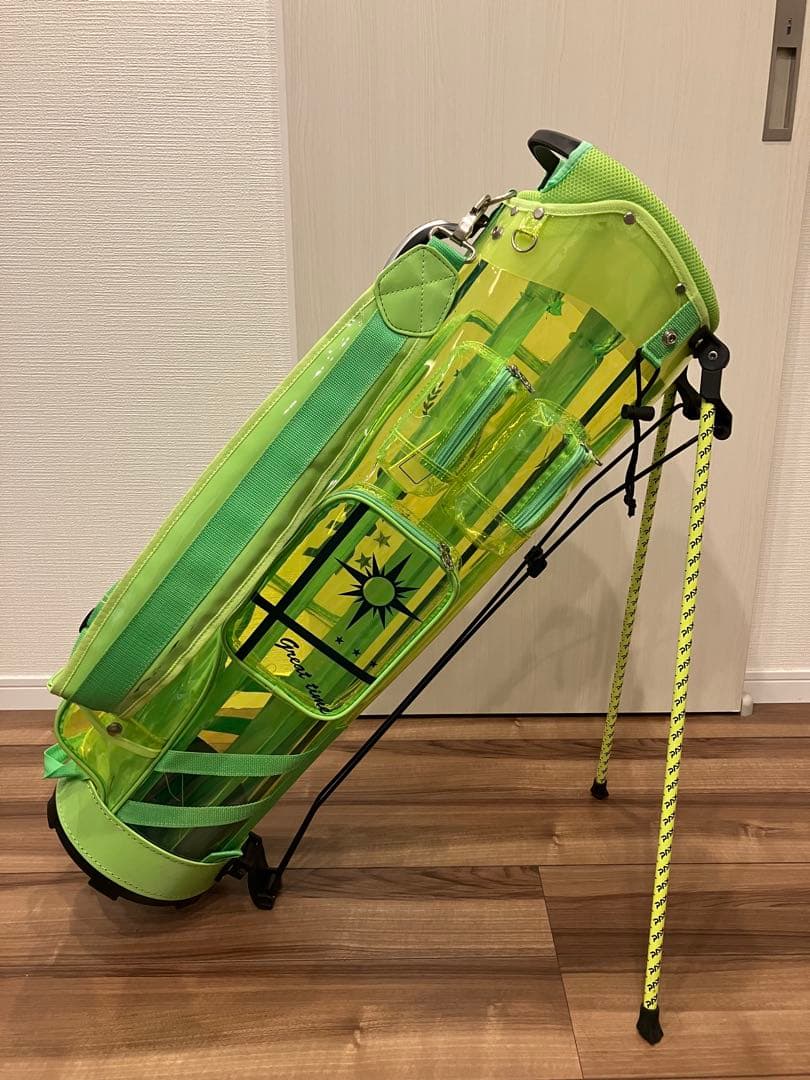 リンクス PAX パクス キャディバッグ スケルトン イエロー