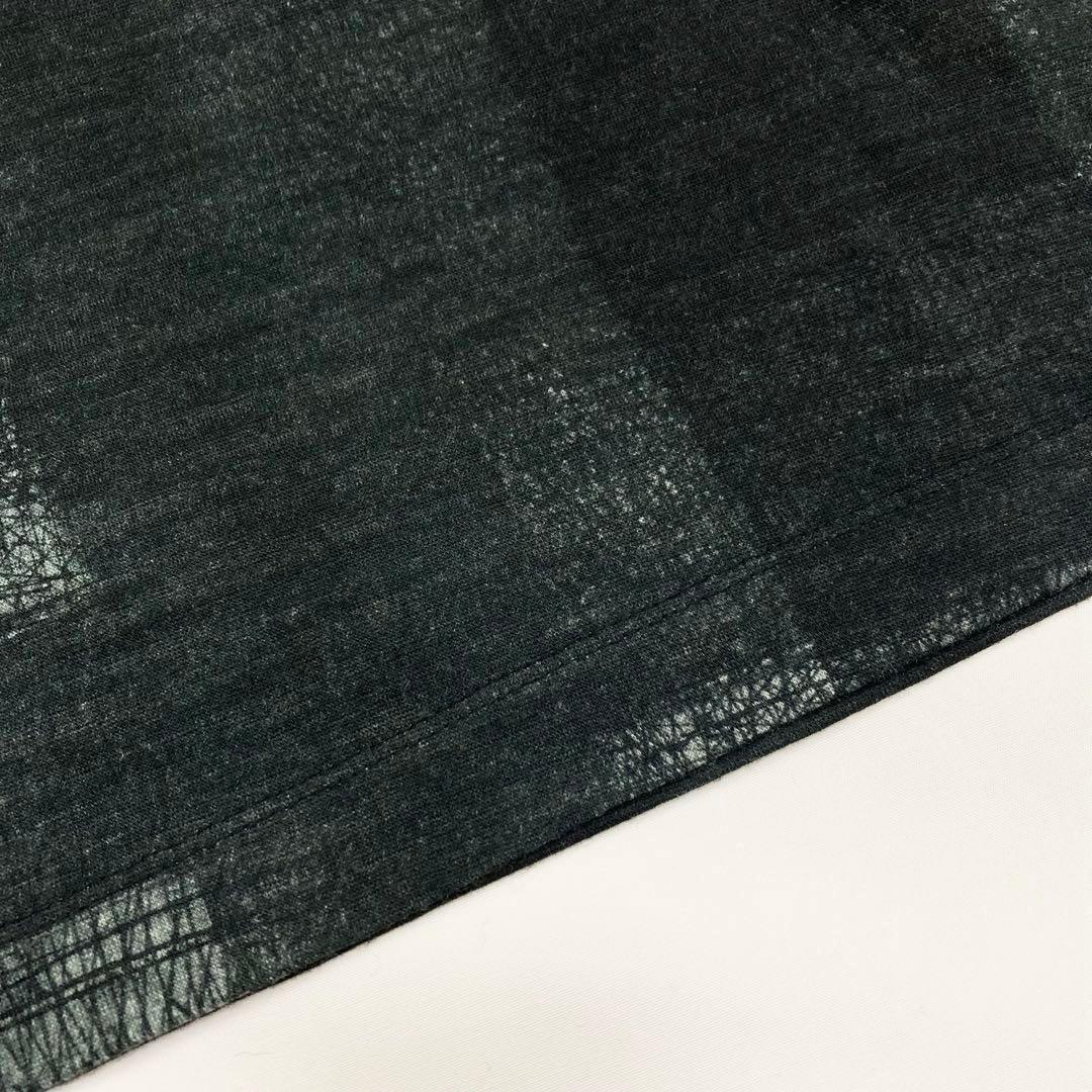 Y's ワイズ 美品21AW ウール 手書き チェックプリント カットソー 2