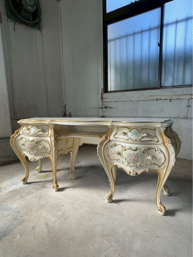 高級家具　イタリア製　SILIK社　コンソール　ロココ調　定価72万