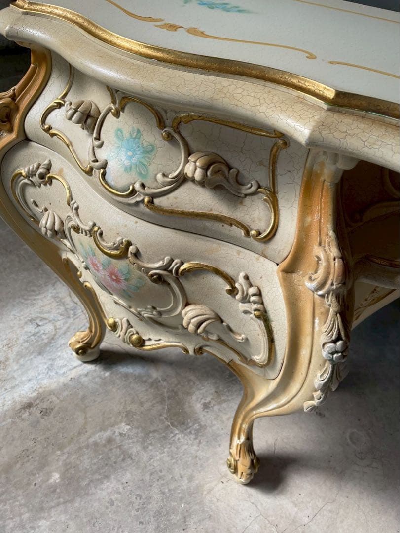 高級家具　イタリア製　SILIK社　コンソール　ロココ調　定価72万