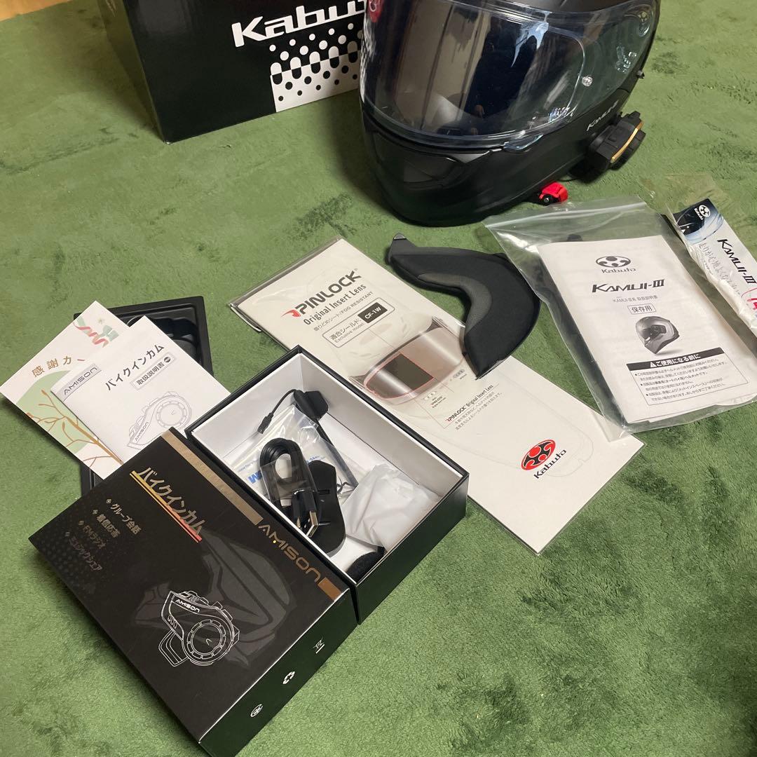 OGKカブト カムイ3 Mサイズ　フラットブラック