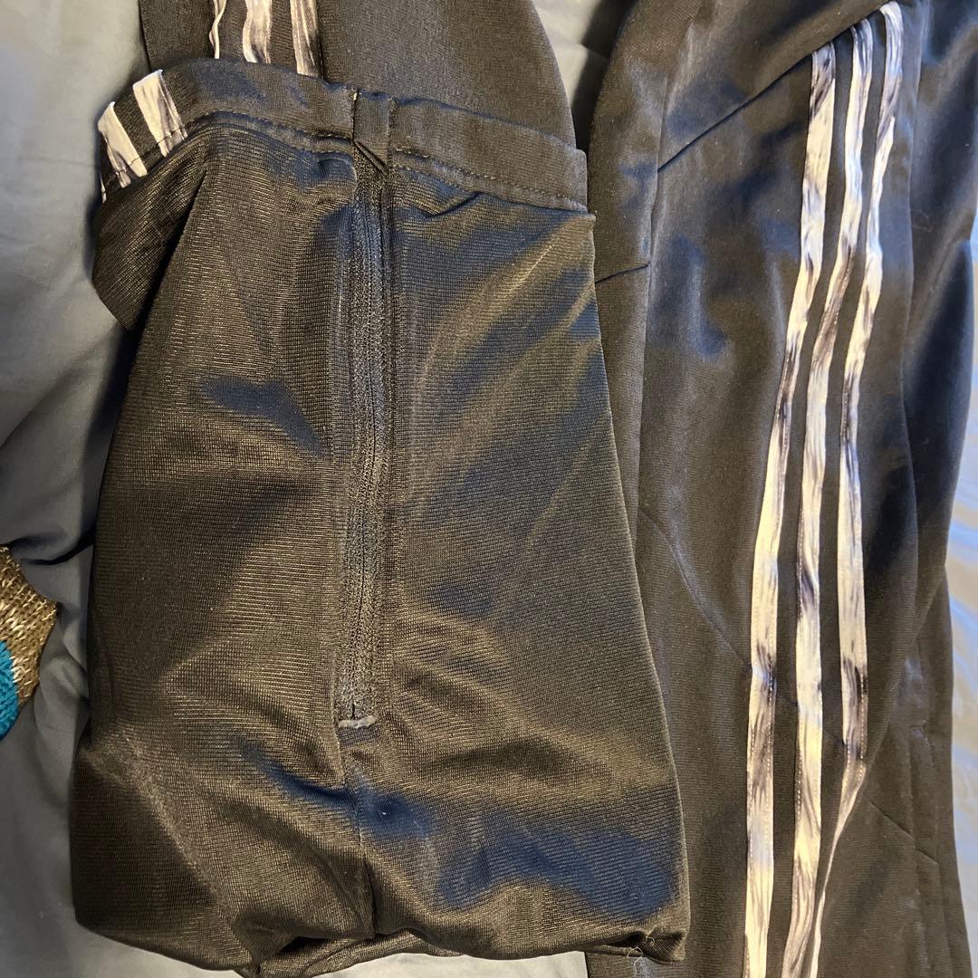 adidas×DANIELLE CATHARI 解体再構築トラックパンツ黒M