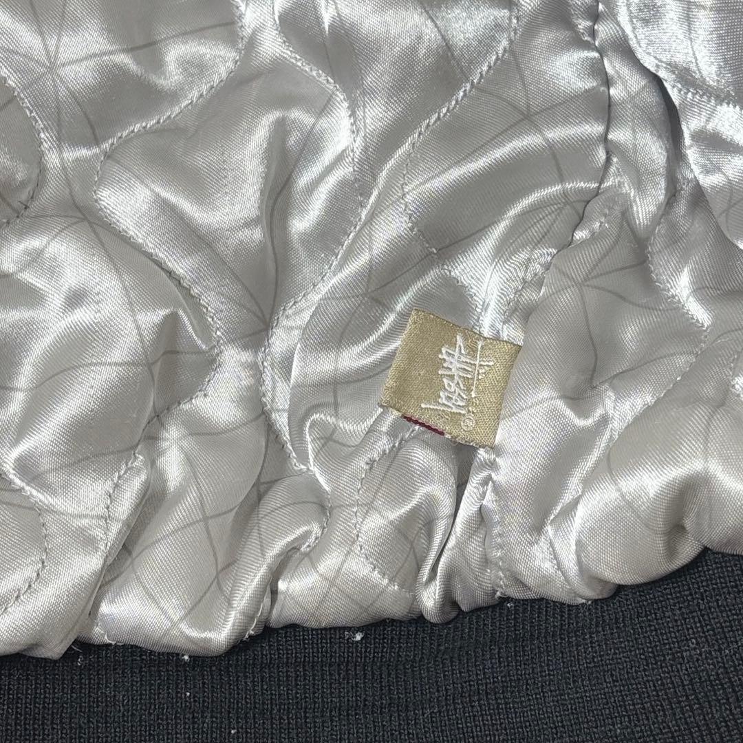 s*n様 ステューシー　ma1 ブラック　裏地シルバー　中綿入り　ボンバー　Lサ