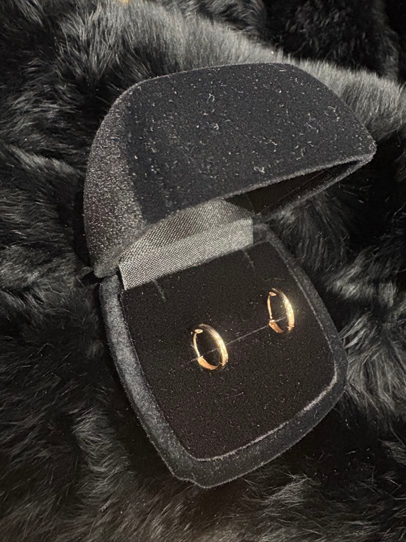 K18PG 10mm ラウンド ピアス Carat