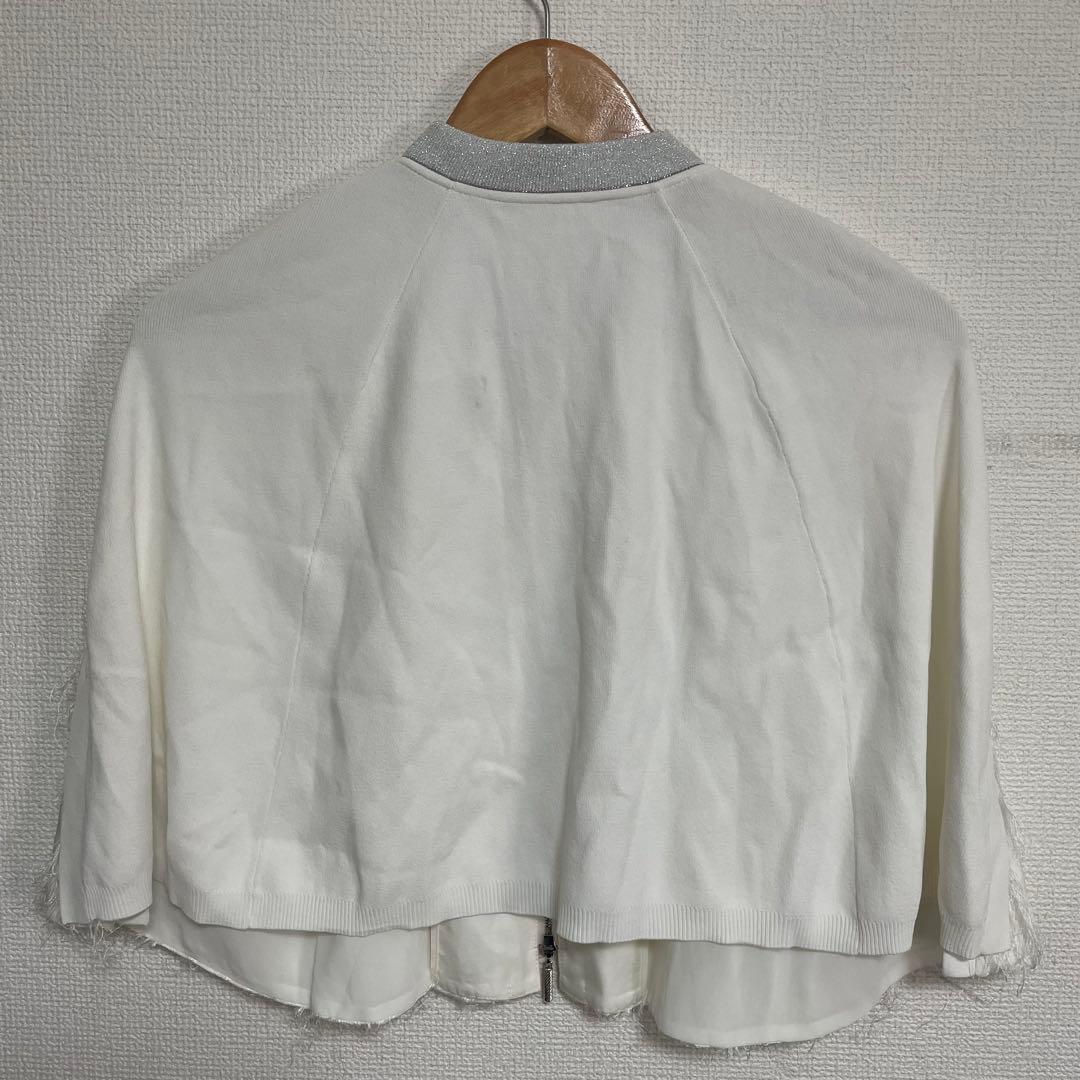 ⭐︎ MORABITO PREMIER ポンチョ　ホワイト　サイズ　38