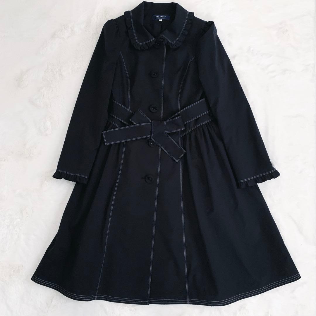 エムズグレイシー　エレガントコート 襟袖フリル リボン カタログ掲載 38