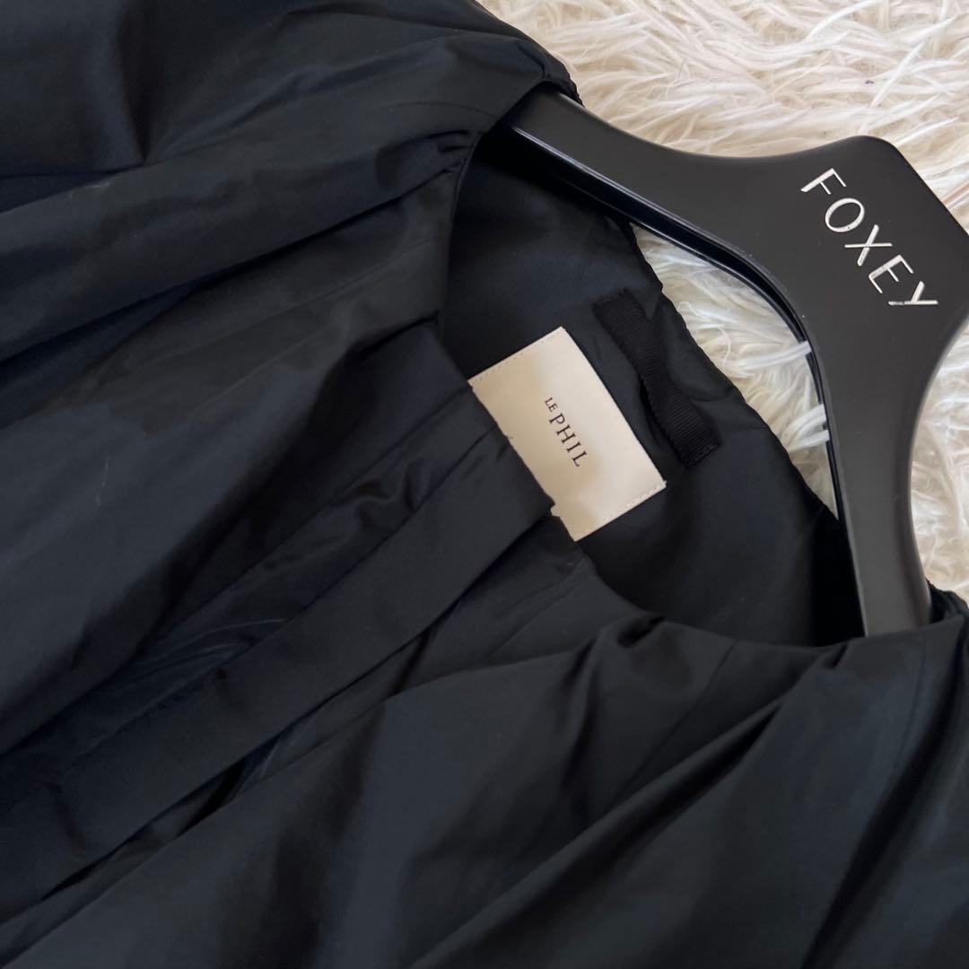 LE PHIL ルフィル ケープ バルーン ブルゾン ブラック