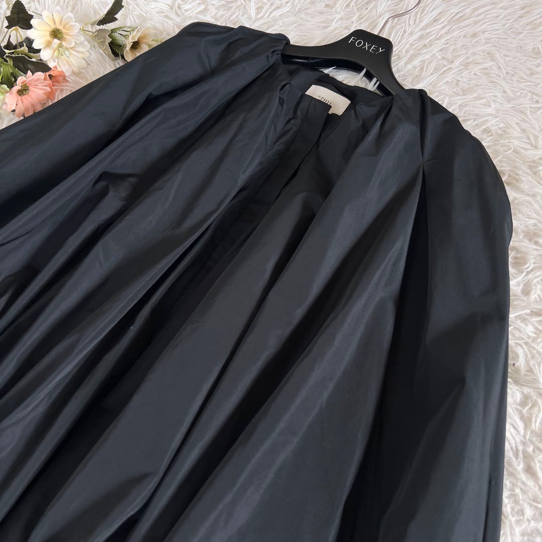 LE PHIL ルフィル ケープ バルーン ブルゾン ブラック