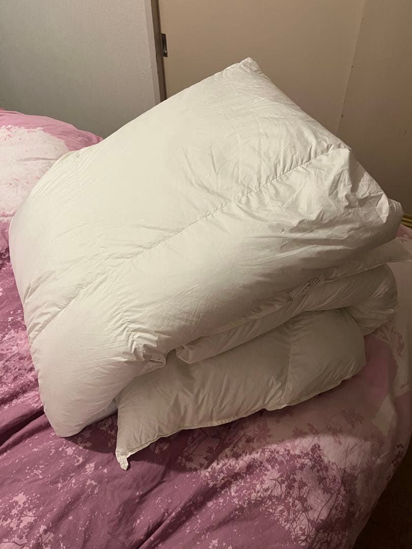 ニトリ　 カルフワ ウモウカケフトン UL-H ダブル　美品